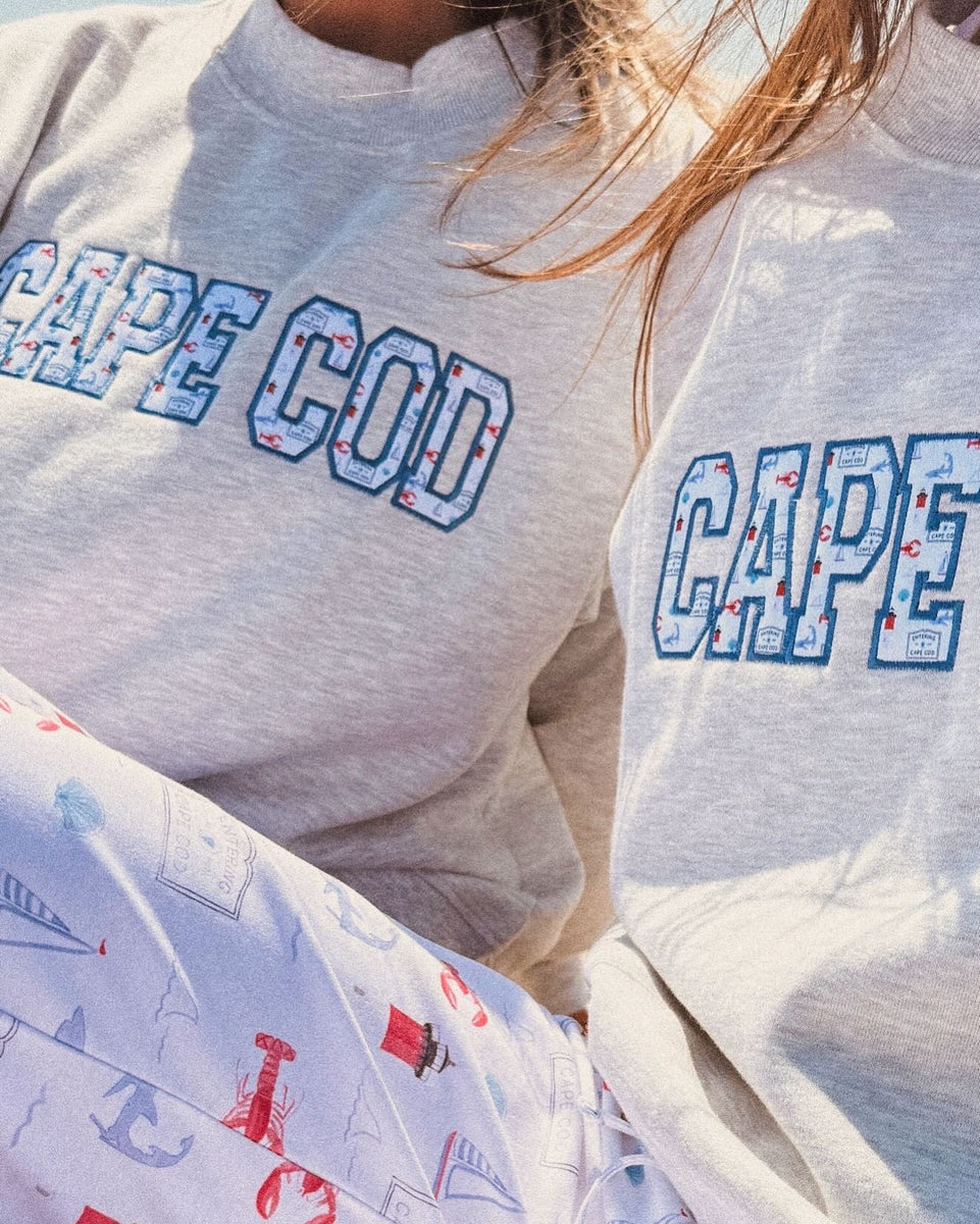Cape Shark x The Blue Hydrangea - Unisex Gray Mock Neck Sweatshirt (PR