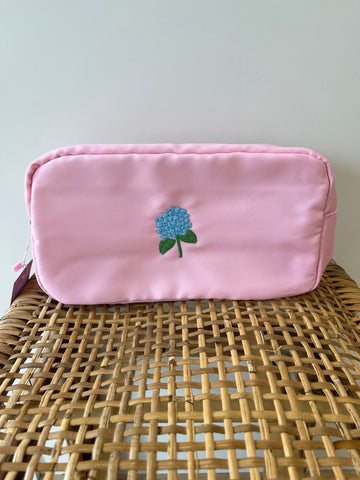Hydrangea Storage Pouch - Pink