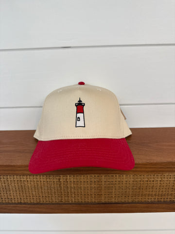 Snapback - Ivory/Red - Lighthouse
