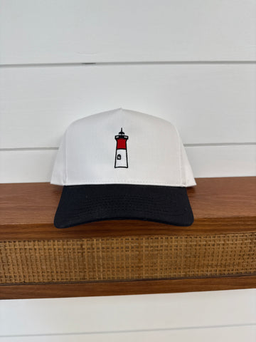Snapback - White/Black - Lighthouse