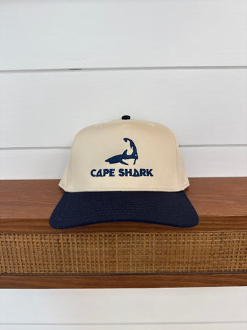 Snapback - Ivory/Navy - Cape Shark