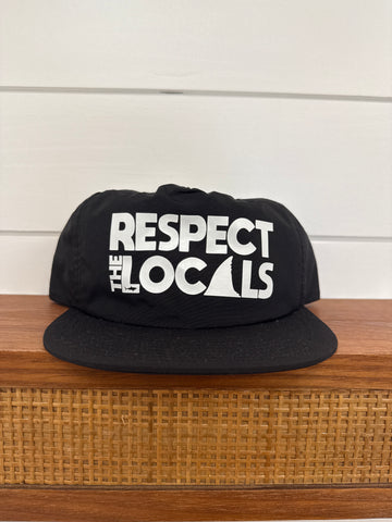 Snapback - Quick Dry - Black - Respect the Locals
