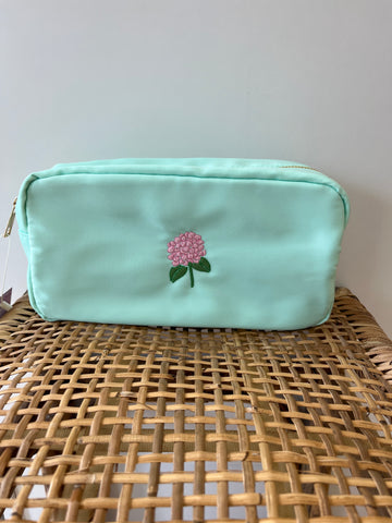 Hydrangea Storage Pouch - Mint