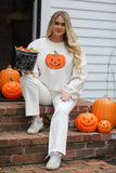 Pumpkin - Unisex Ivory Corduroy Crewneck