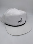 Rope Snapback - White - Black Shark