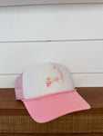 Trucker Snapback - White/Light Pink - Cape Cod Sharks