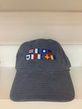 Classic Hat - Nantucket Navy - Nautical Flags