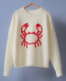 Crab - Ladies Ivory Sweater