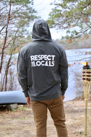 Respect the Locals - Unisex Pepper Hood