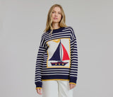 Vintage Sailboat - Ladies Sweater