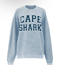 Cape Shark - Unisex Light Blue Corduroy Crewneck