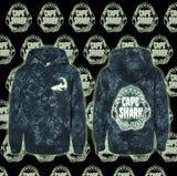 Spooky Jaw - Glow in the Dark - Youth Black Tie Dye Hood