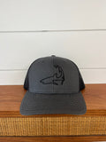 Snapback - Charcoal/Black - Shark