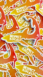 Pattern Shark - Respect the Locals Sunset