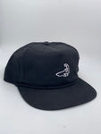 Rope Snapback - Black - Black Shark