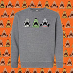 Monster Mash - Youth Heather Gray Crewneck