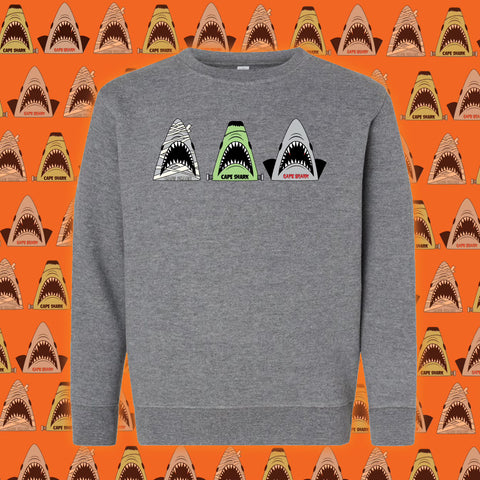 Monster Mash - Youth Heather Gray Crewneck