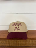 Snapback - Tan/Cardinal - Shark Club