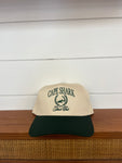 Snapback - Ivory/Forest Green - Shark Club