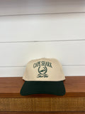 Snapback - Ivory/Forest Green - Shark Club