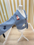 Coastal Knit Cardigan - Blue