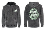 Spooky Jaw - Glow in the Dark - Unisex Mineral Wash Black Hood