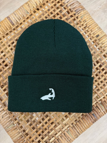 Beanie - Dark Green - Shark