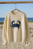 Crab - Ladies Ivory Sweater