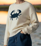 Crab - Ladies Ivory Sweater