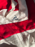 Shark - Ladies White/Red Stripe Rugby Sweatshirt