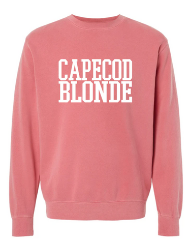 CapeCodBlonde - Unisex Pink Crewneck