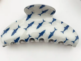 Shark Pattern - Claw Clip