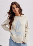Ladies Lighthouse Roll Neck Sweater