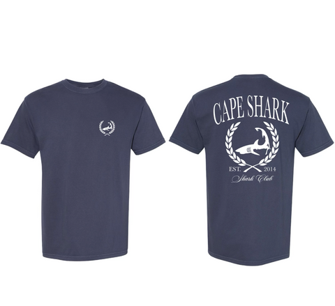 Shark Club - Unisex Navy T-Shirt