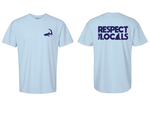 Respect the Locals - Unisex Hydrangea Blue T-Shirt