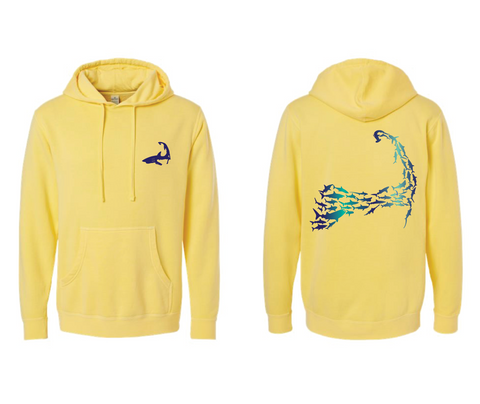 Cape Cod Sharks - Unisex Yellow Hood