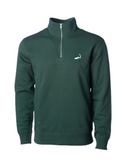 Shark - Unisex Forest Green 1/4 Zip