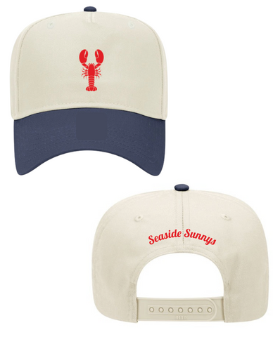 Snapback - Ivory/Navy - Lobster