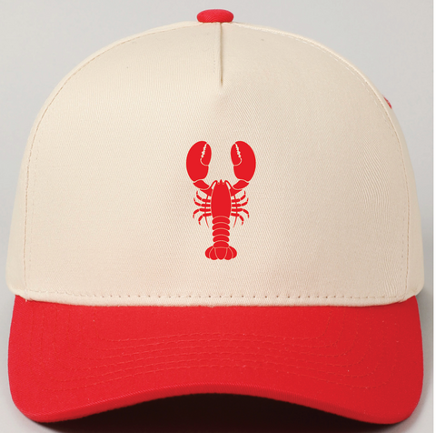 Youth Snapback - Ivory/Red - Lobster