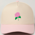 Youth Snapback - Ivory/LightPink - Hydrangea