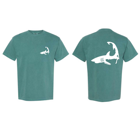 Shark - Unisex Emerald Green T-Shirt