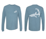 Cape Cod Towns - Unisex Ice Blue Long Sleeve
