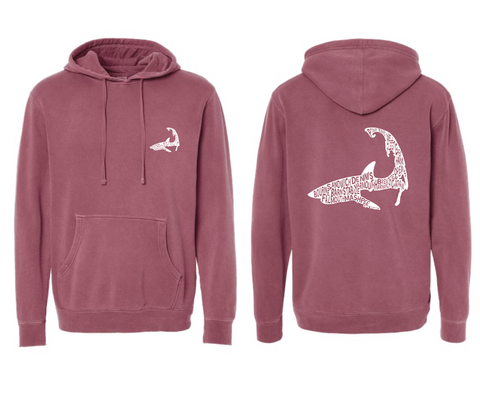 Cape Cod Towns - Unisex Washed Red Hood