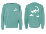 Cape Shark and Islands - Unisex Seafoam Crewneck