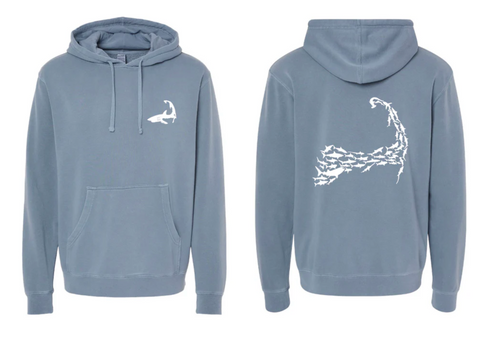 Cape Cod Sharks - Youth Nantucket Navy Hood