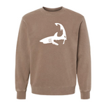 Shark - Unisex Brown Crewneck
