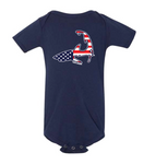 USA Shark - Navy Onesie T-Shirt