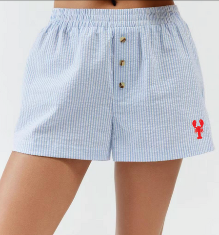 Lobster - Ladies Short - Blue/White Stripe