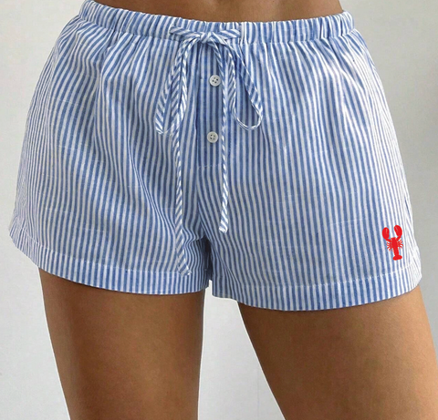 Lobster - Ladies Short - Blue/White Stripe (Final Sale)