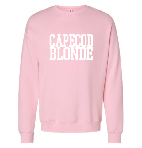 Cape Cod Blonde - Unisex Light Pink Crewneck